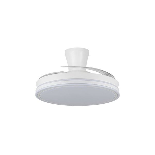 Ventilador LED aspas retráctiles SUPERECO LONG, 45W 4400Lm CCT