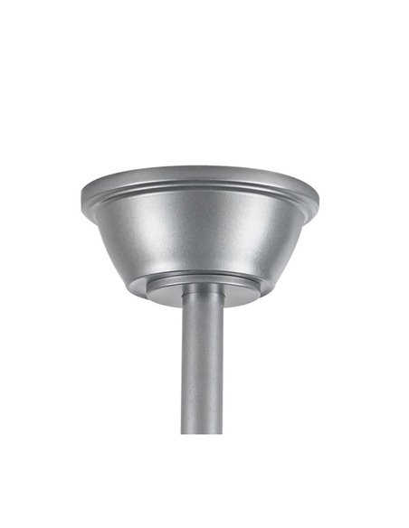 Ventoinha de teto LED com pás retráteis EVO prata, 72W 7920Lm CCT Dim Smart