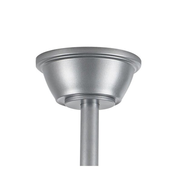 Ventilador de techo LED con aspas retráctiles EVO plata, 72W 7920Lm CCT Dim Smart