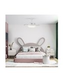 Ventilador de techo LED con aspas retráctiles EVO MINI blanco, 46W 5520Lm CCT Dim Smart