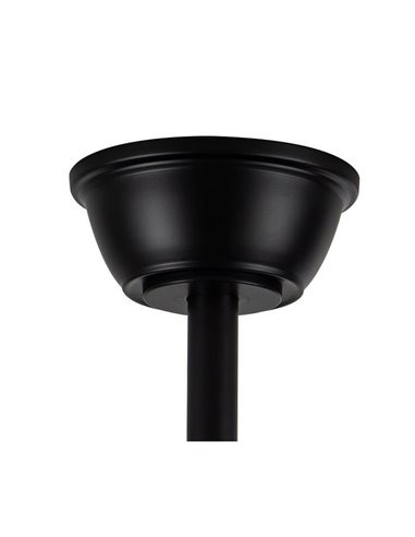 Ventoinha de teto LED com pás retráteis EVO MINI preto, 46W 5520Lm CCT Dim Smart