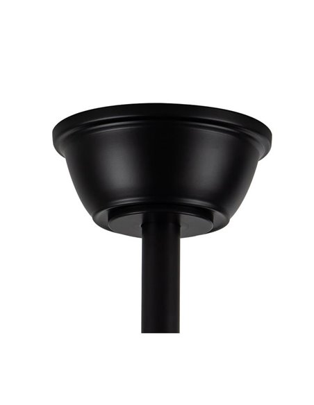 Ventoinha de teto LED com pás retráteis EVO MINI preto, 46W 5520Lm CCT Dim Smart