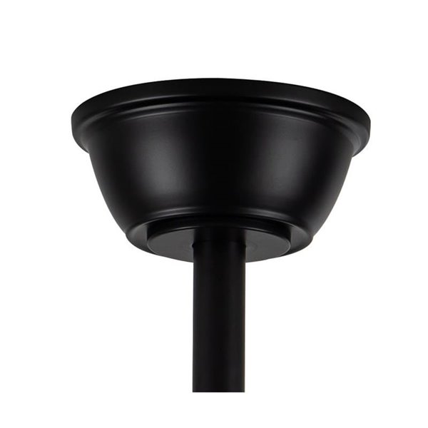 Ventilador de techo LED con aspas retráctiles EVO MINI negro, 46W 5520Lm CCT Dim Smart