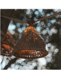 Guirnalda LED solar y recargable MARLO, 10 luces de luz cálida, 35Lm hasta 10 horas, 800cm, exterior techado