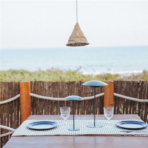 Suspension MARO HANG en fibres naturelles, E27, IP54, câble de 5 m