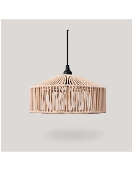 Lámpara colgante para exterior CALABARDINA, con cable textil 5m, E27 (no incl.), terracota, verde y blanco




