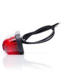 Mini troisième feu stop LED rouge rectangulaire 12V S3 Tulipe rouge Was 2059 | LeonLeds