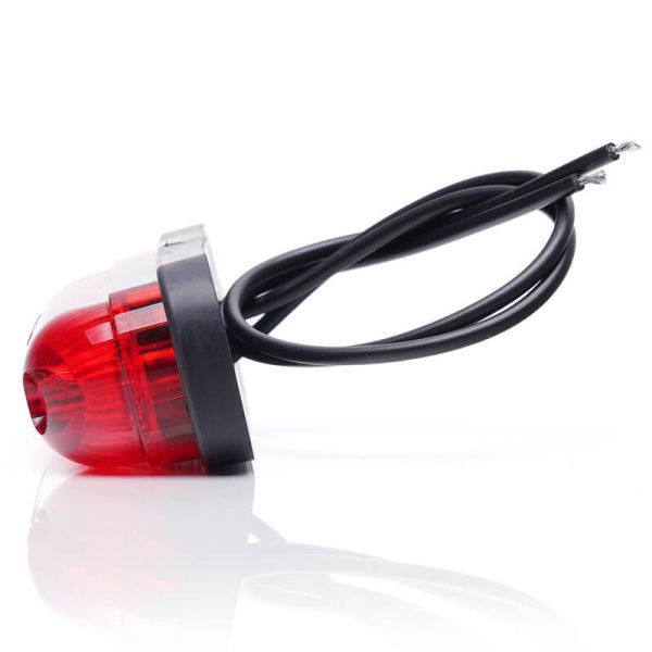 Mini Terceira Luz de Freio Led Vermelha Retangular 12V S3 Tulipa Vermelha Was 2059 | LeonLeds