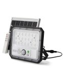 Projecteur solaire LED avec capteur 50 W ARAS 4 000 K ou 6 000 K IP65 avec télécommande Ledme
