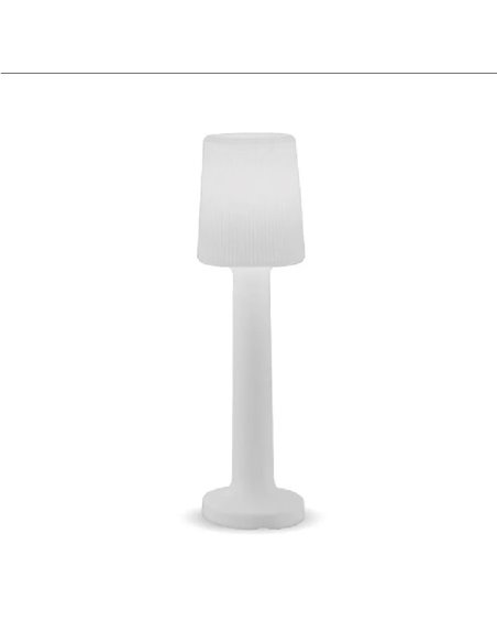 Luminária de chão LED CARMEN 165 para exterior com cabo, branco frio ou branco quente