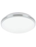 Plafón LED de Techo y Pared para Baño PINETTO IP44 15,6W 4000K Blanco y Cromo 900365 Eglo