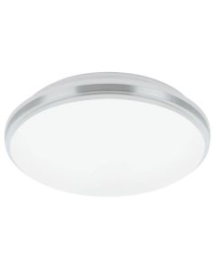 Plafonnier et applique LED PINETTO pour salle de bain IP44 15,6 W 4 000 K Blanc et chrome 900365 Eglo