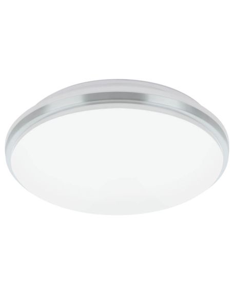 Luminária de teto e parede LED PINETTO para banheiro IP44 15,6W 4000K Branco e Cromado 900365 Eglo