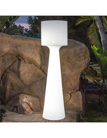 Lámpara de pie LED exterior con cable GRACE 140, luz fría o cálida