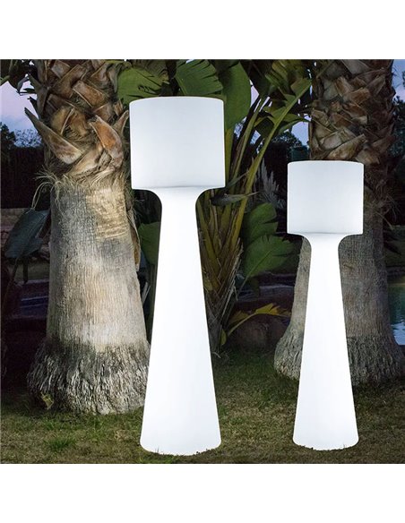 Luminária de chão externa LED GRACE 140 com cabo, luz fria ou quente