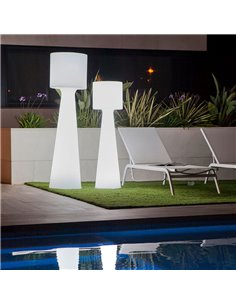 Luminária de piso externa LED recarregável GRACE 170 com luz RGB e luz branca fria 2