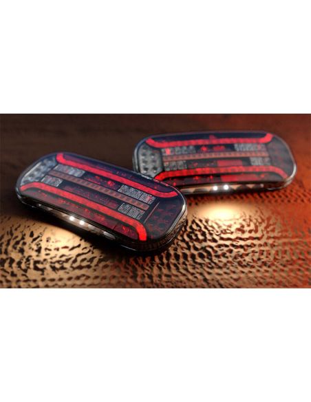 Piloto trasero LED homologado para Camión 12-36V sin luz de matrícula FT-600 P LED DI Fristom | LeonLeds