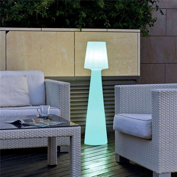 Luminária de chão LED para exterior LOLA 110, com cabo de luz fria ou quente