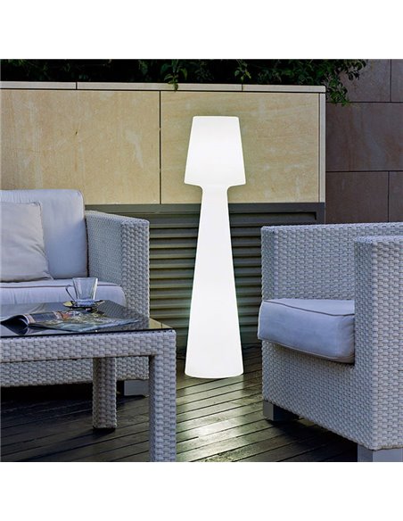 Lampadaire LED Lola, batterie rechargeable, 110 ou 165 cm