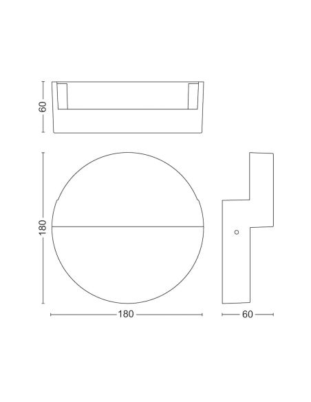 Aplique LED exterior ultraeficiente, VALOR, antracita 4,3W 800Lm, 2700K, 2 luces, estanco al agua