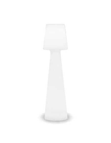 Lámpara de pie LED con batería recargable LOLA 165, luz RGB y fría