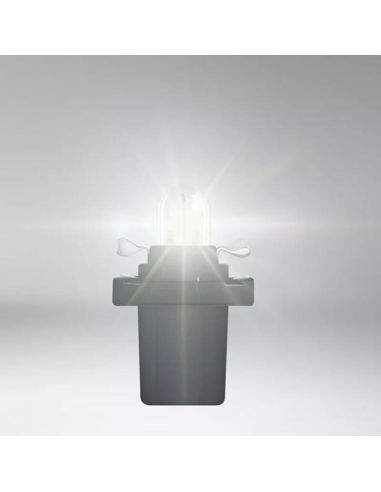 Lampe auxiliaire OSRAM 2721MF 12 V 1,2 W avec douille B8.5d pour PCB 12/1,2 | LeonLeds