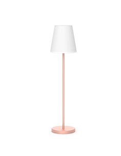 Lámpara de pie LED para exterior LOLA SLIM 180, con cable yute de luz fría y cálida, rosa o dorado
