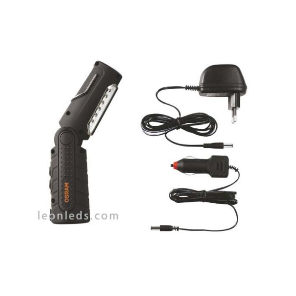 Osram Foldable 80 Ledil201 Lampe de poche LED ronde rechargeable magnétique avec crochet | Éclairage LeonLeds