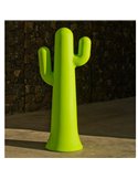 Lámpara de pie LED en forma de cactus PANCHO 140, verde lima con cable para exterior, luz fría