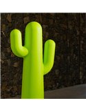 Lámpara de pie LED en forma de cactus PANCHO 140, verde lima con cable para exterior, luz fría