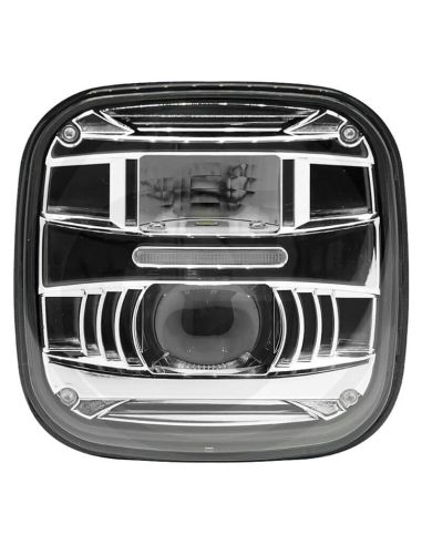 Faro LED John Deere AL178138 para Serie 6030 y 7030 | 12/24V | Luz de cruce, carretera y posición Homologado