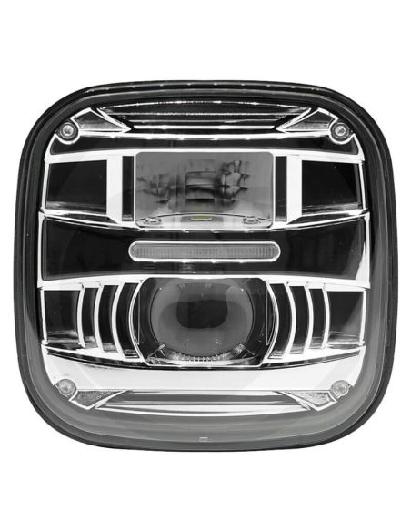 Farol de LED John Deere AL178138 para séries 6030 e 7030 | 12/24V | Farol baixo, farol alto e luz de posição aprovados