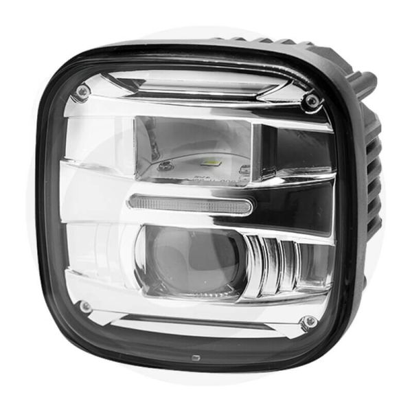 Faro LED John Deere AL178138 para Serie 6030 y 7030 | 12/24V | Luz de cruce, carretera y posición Homologado