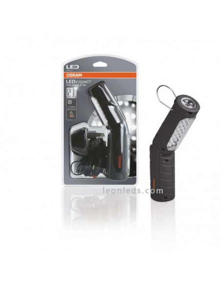 Osram Foldable 80 Ledil201 Lampe de poche LED ronde rechargeable magnétique avec crochet | Éclairage LeonLeds