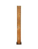Lámpara de pie de madera natural KARUNI E27 121cm estilo rústico moderno 463300330