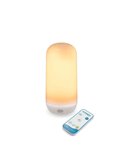 Bombilla LED portátil con base imantada y mando CANDY, recargable, luz cálida y efecto llama