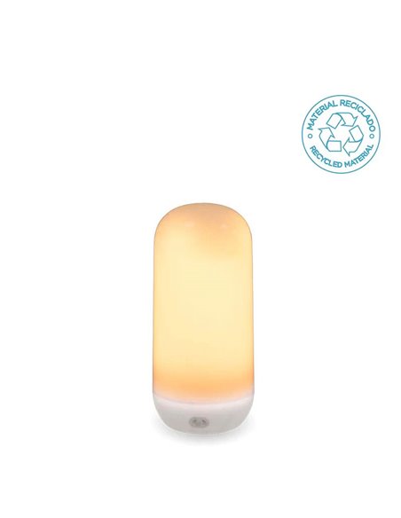 Bombilla LED portátil con base imantada y mando CANDY, recargable, luz cálida y efecto llama