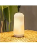 Bombilla LED portátil con base imantada y mando CANDY, recargable, luz cálida y efecto llama