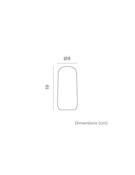 Bombilla LED portátil con base imantada y mando CANDY, recargable, luz cálida y efecto llama