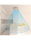 Ventilador de Techo LED empotrable en techos modulares 60x60 CUBIS, 20W