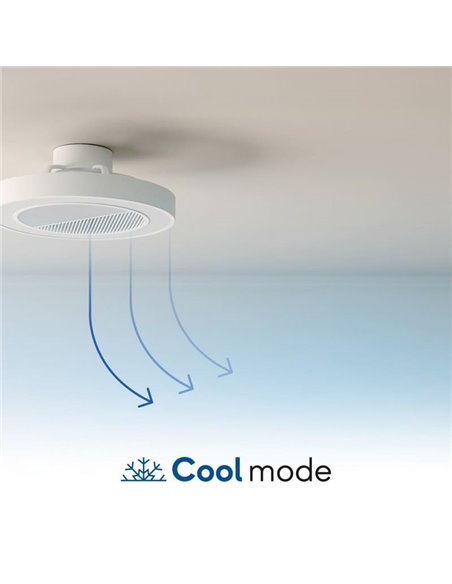 Ventilador de Techo LED empotrable en techos modulares 60x60 CUBIS, 20W