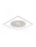 Ventilateur de plafond LED encastré dans plafonds modulaires 60x60 CUBIS, 20W