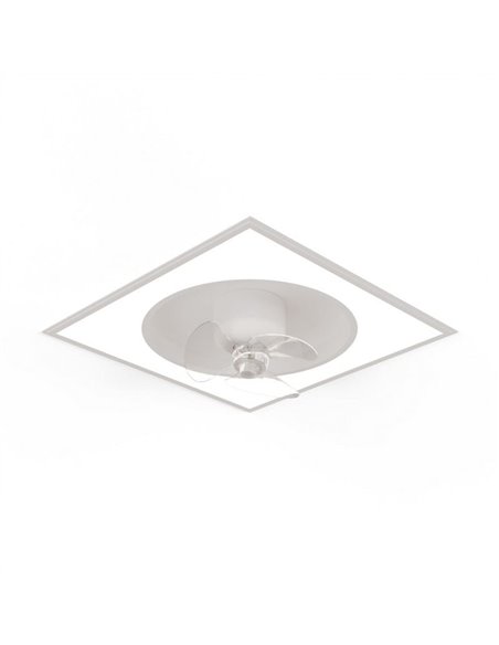 Ventilateur de plafond LED encastré dans plafonds modulaires 60x60 CUBIS, 20W
