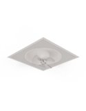 Ventilador de Techo LED empotrable en techos modulares 60x60 CUBIS, 20W