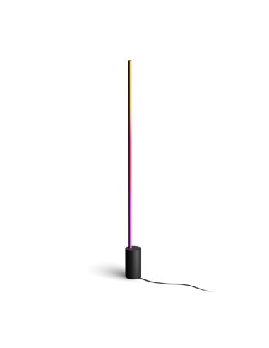 Lámpara de pie LED negra inteligente Gradient Signe