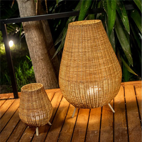 Lampe LED décorative sans fil SAONA 70 avec batterie rechargeable pour l'extérieur et télécommande, 900 lm