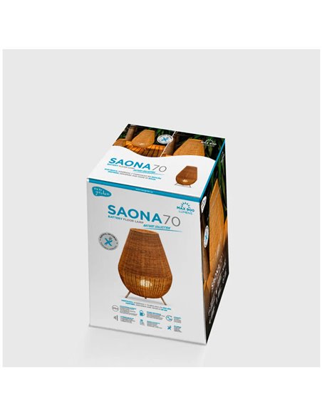 Lámpara LED decorativa sin cables SAONA 70, con batería recargable para exterior y mando a distancia, 900Lm