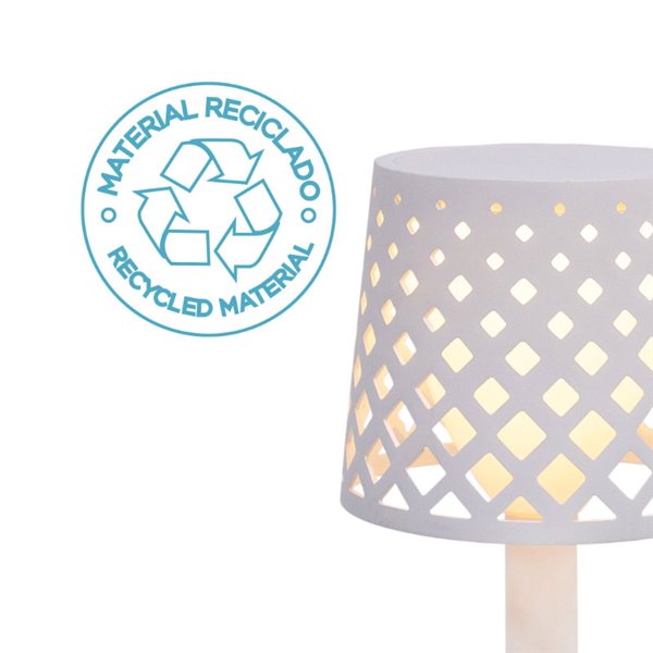 Lampe de table d'intérieur LED sans fil GRETITA, 8 lm, intensité variable, commande tactile, fonctionne avec 3 piles AAA