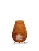 Lámpara decorativa LED de fibras naturales SAONA 70 interior, con cable
