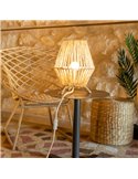 Lámpara de sobremesa decorativa LED SISINE 30, de fibras naturales para interior, E27 (no incl.)